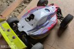 Stor RC Nitro-samling 4 biler, Startkasse, Ladere, Deler, etc.