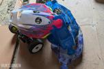 Stor RC Nitro-samling 4 biler, Startkasse, Ladere, Deler, etc.