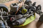 Stor RC Nitro-samling 4 biler, Startkasse, Ladere, Deler, etc.