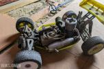 Stor RC Nitro-samling 4 biler, Startkasse, Ladere, Deler, etc.