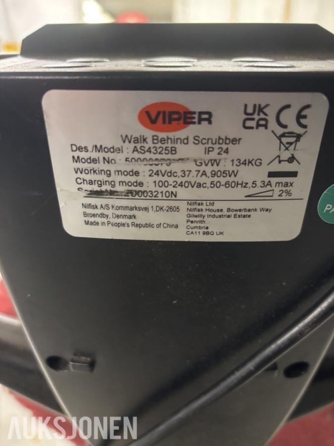 Nilfisk VIPER gulvvasker AS4325B