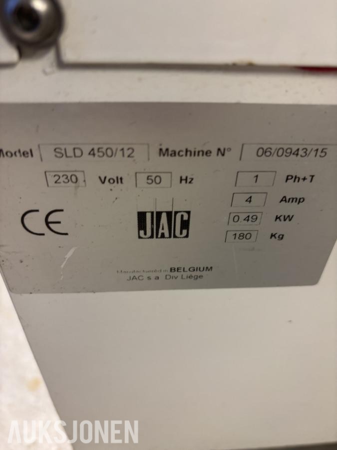 Jac brødkuttemaskin SLD 450/12