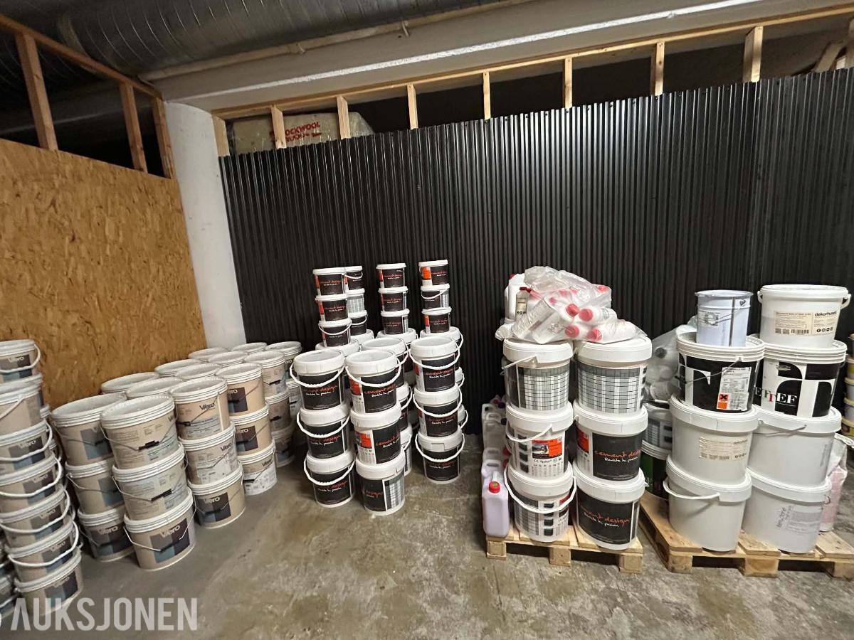 Mikrosement og farger + blander