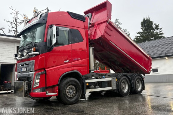 2017 Volvo FH16 750 Euro 6 - 6x4 brøyterigga tippbil - Eu-godkjent