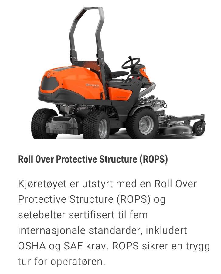 2020 HUSQVARNA P 524EFI  FRONTKLIPPER| KUN 380 TIMER 