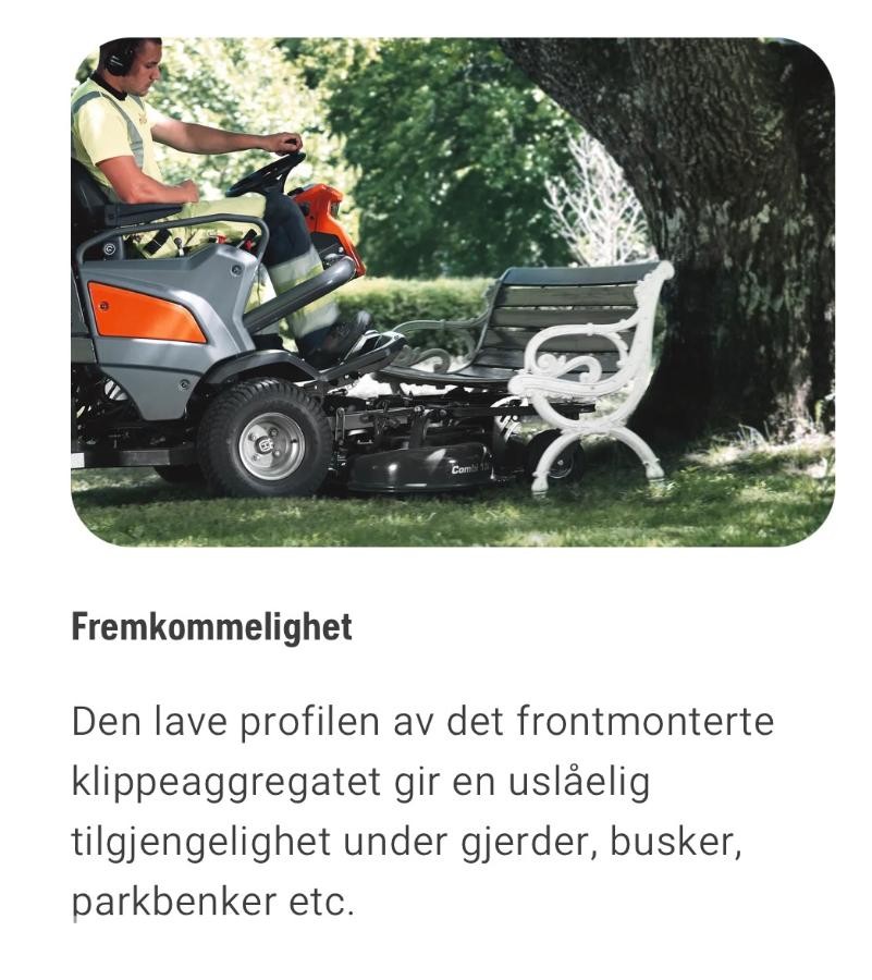 2020 HUSQVARNA P 524EFI  FRONTKLIPPER| KUN 380 TIMER 