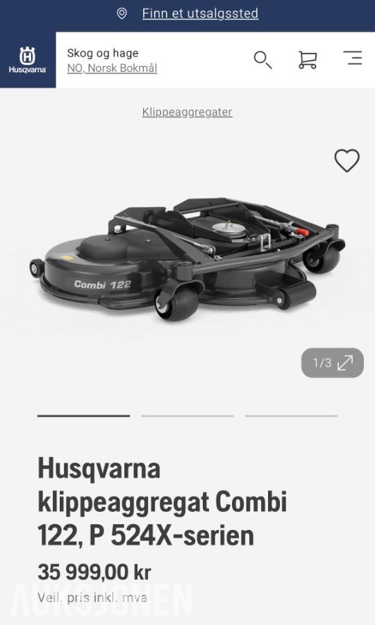 2020 HUSQVARNA P 524EFI  FRONTKLIPPER| KUN 380 TIMER 