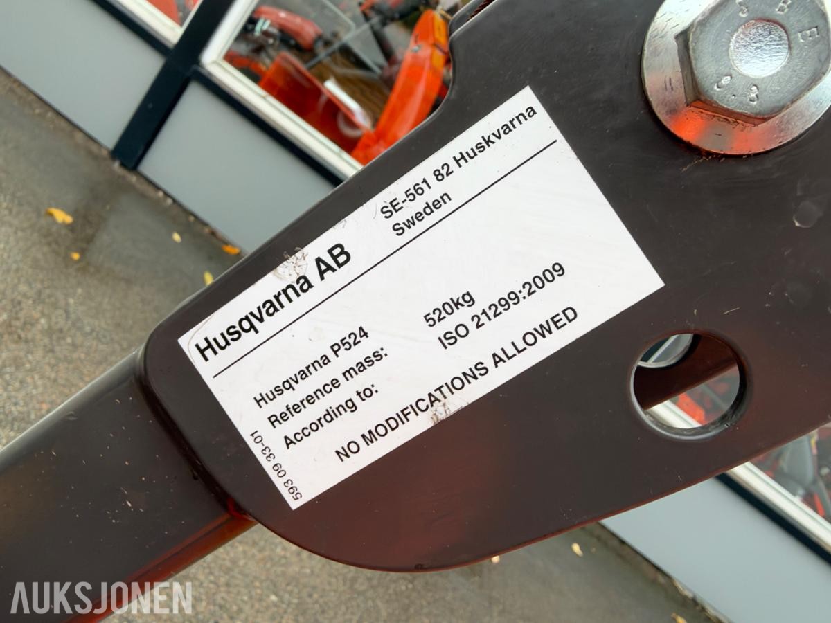 2020 HUSQVARNA P 524EFI  FRONTKLIPPER| KUN 380 TIMER !! 