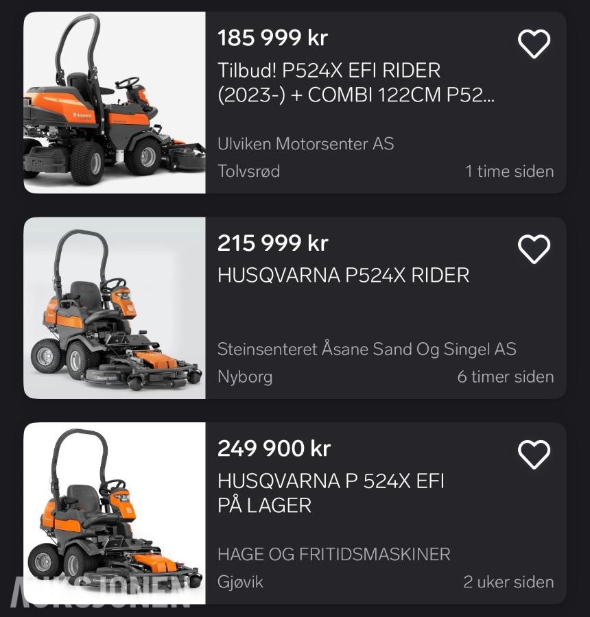 2020 HUSQVARNA P 524EFI  FRONTKLIPPER| KUN 380 TIMER !! 