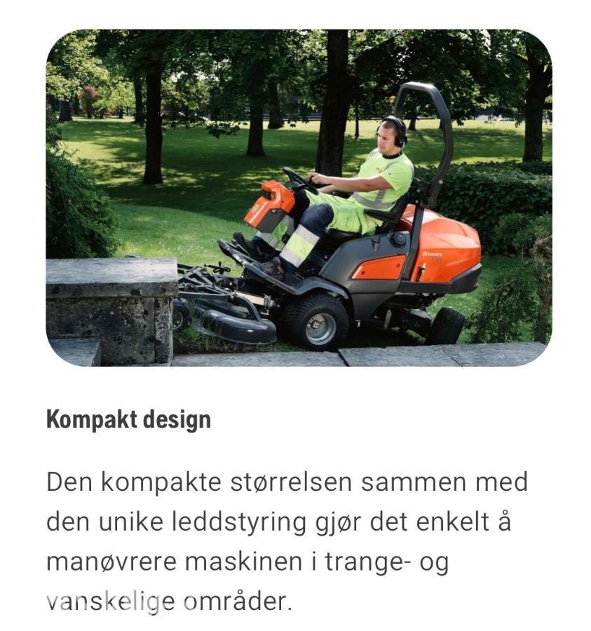 2020 HUSQVARNA P 524EFI  FRONTKLIPPER| KUN 380 TIMER !! 