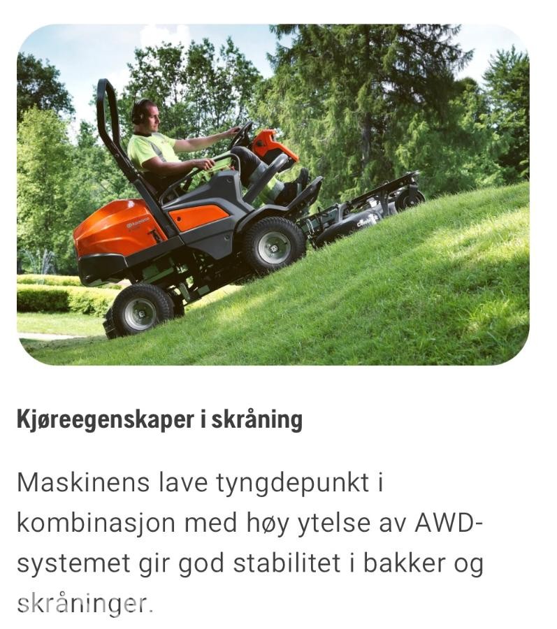 2020 HUSQVARNA P 524EFI  FRONTKLIPPER| KUN 380 TIMER !! 