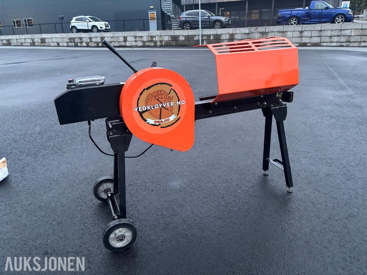 2024 OSP ELS500 elektrisk vedkløyver 7 tonn, 2 batterier og lader