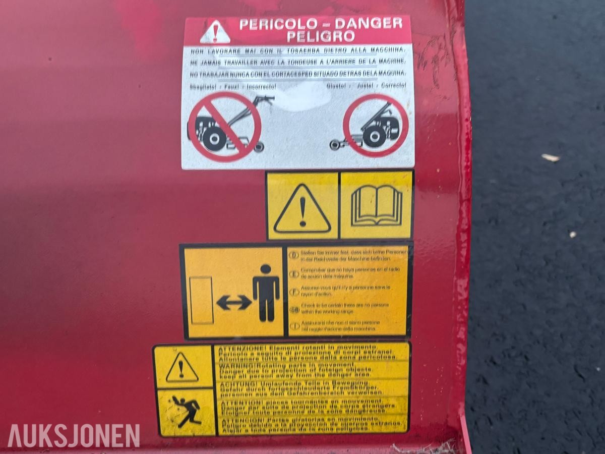 2026 Beitepusser/krattknuser til tohjulstraktor, 100 cm arbeidsbredde