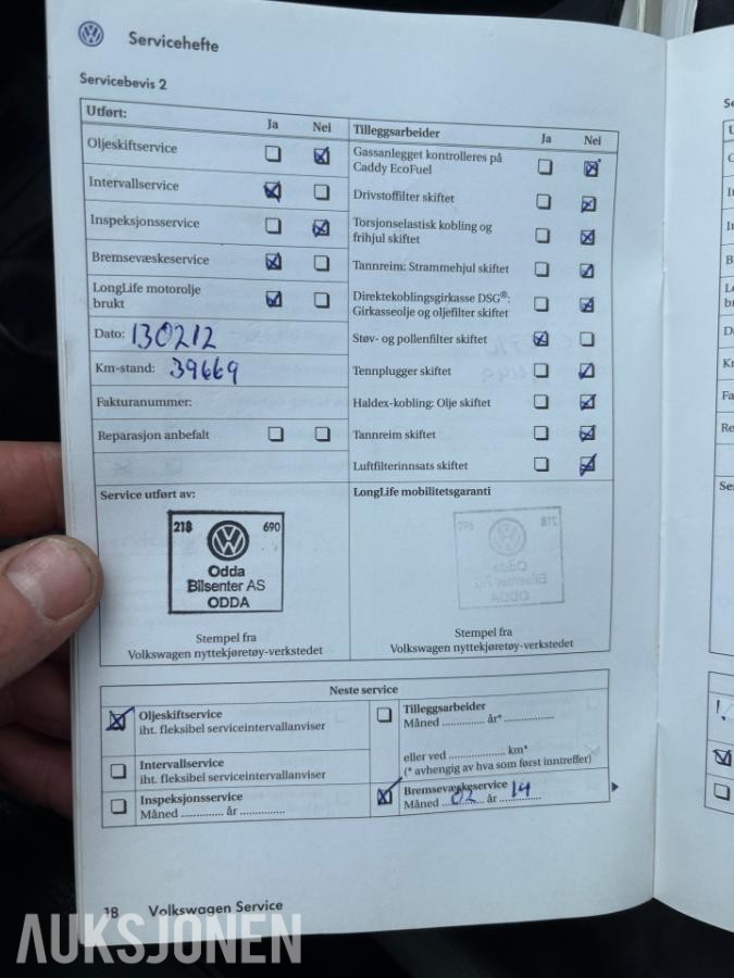 2009 VOLKSWAGEN CADDY MAXI 1.9-105 D, 162190km - Repobjekt