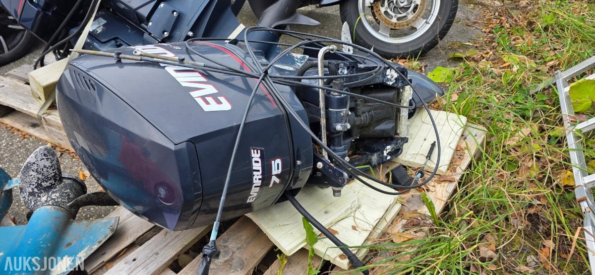 Evinrude E-TEC påhengsmotor 75 HK - Rep. Objekt