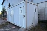 Sanitærcontainer m/ toaletter og dusj 