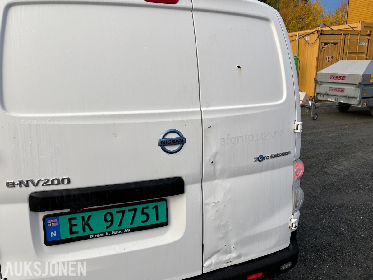 2018 Nissan e-NV200 40KW KAMERA VARMER SKYVEDØRER CRUISE OPPVARMET RATT 