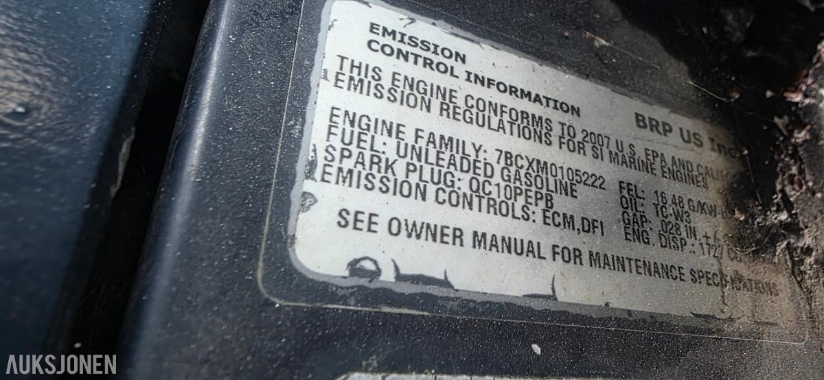 Evinrude E-TEC 115 hk – modell E115DPLSUC Rep. Objekt