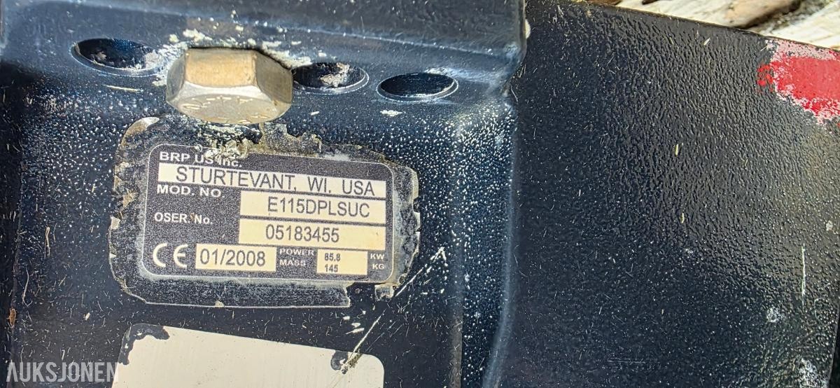 Evinrude E-TEC 115 hk – modell E115DPLSUC Rep. Objekt