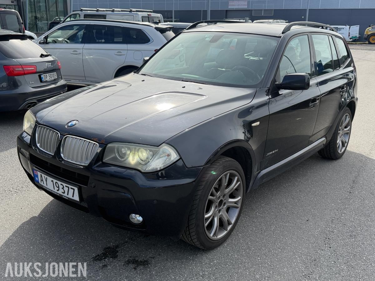 2009 BMW X3 XDRIVE20D DIESEL 177HK M-SPORT, AUTOMAT, S+V DEKK
