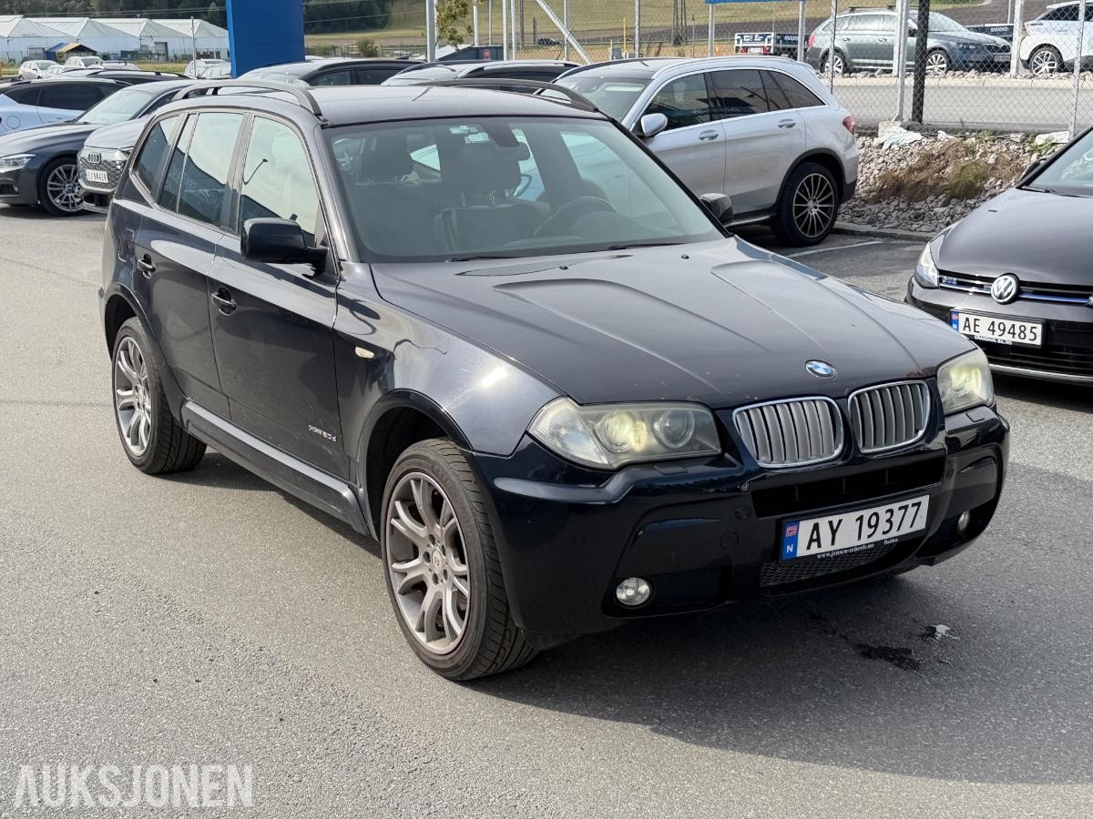 2009 BMW X3 XDRIVE20D DIESEL 177HK M-SPORT, AUTOMAT, S+V DEKK
