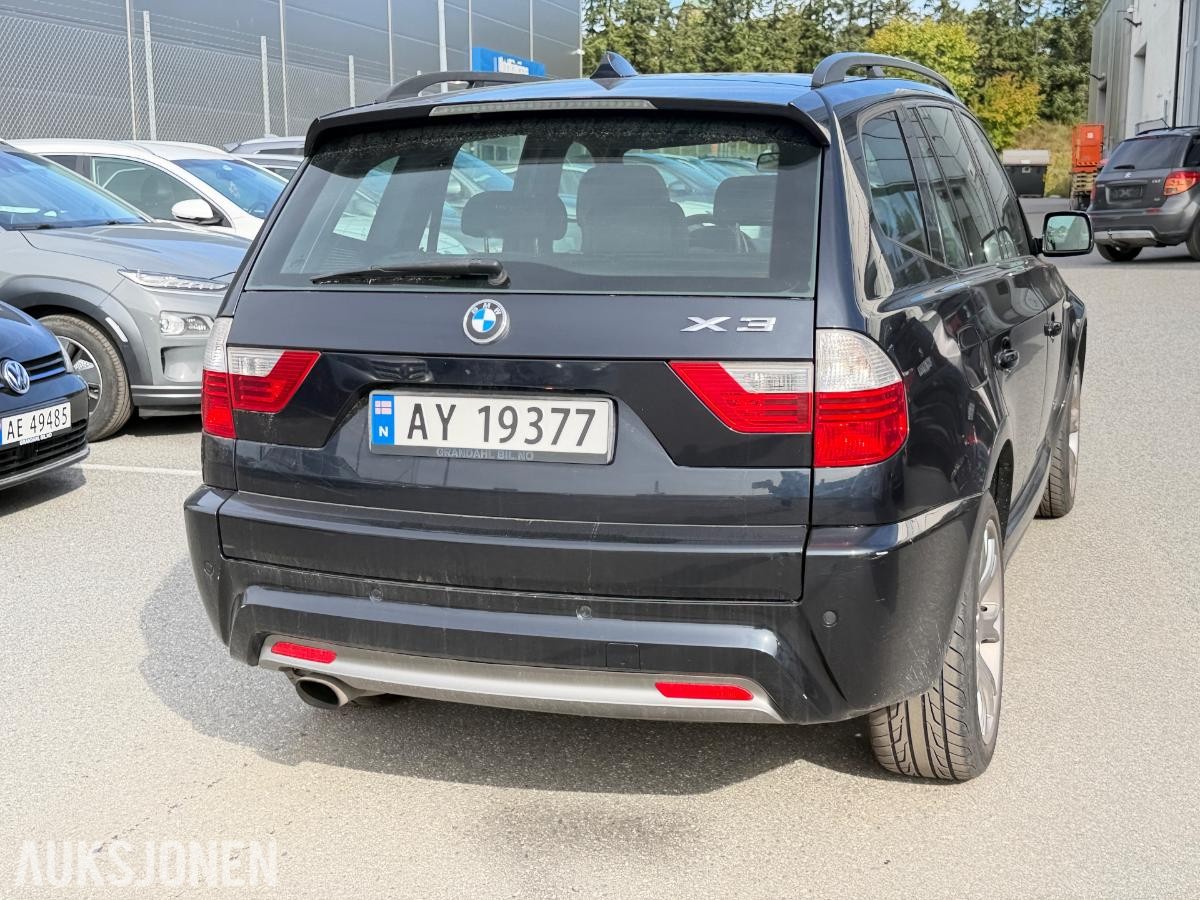 2009 BMW X3 XDRIVE20D DIESEL 177HK M-SPORT, AUTOMAT, S+V DEKK