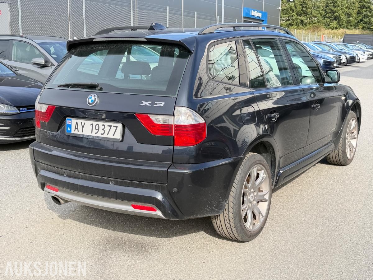 2009 BMW X3 XDRIVE20D DIESEL 177HK M-SPORT, AUTOMAT, S+V DEKK