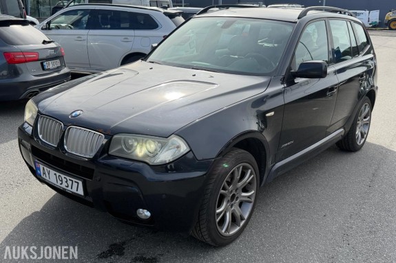 2009 BMW X3 XDRIVE20D DIESEL 177HK M-SPORT, AUTOMAT, S+V DEKK