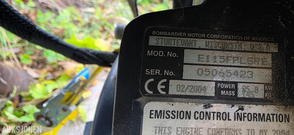 2004 Evinrude 75 hk E-TEC Rep. Objekt