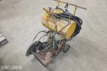 Hydraulisk gulvsag / asfaltsag med vanntank
