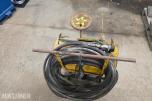 Hydraulisk gulvsag / asfaltsag med vanntank