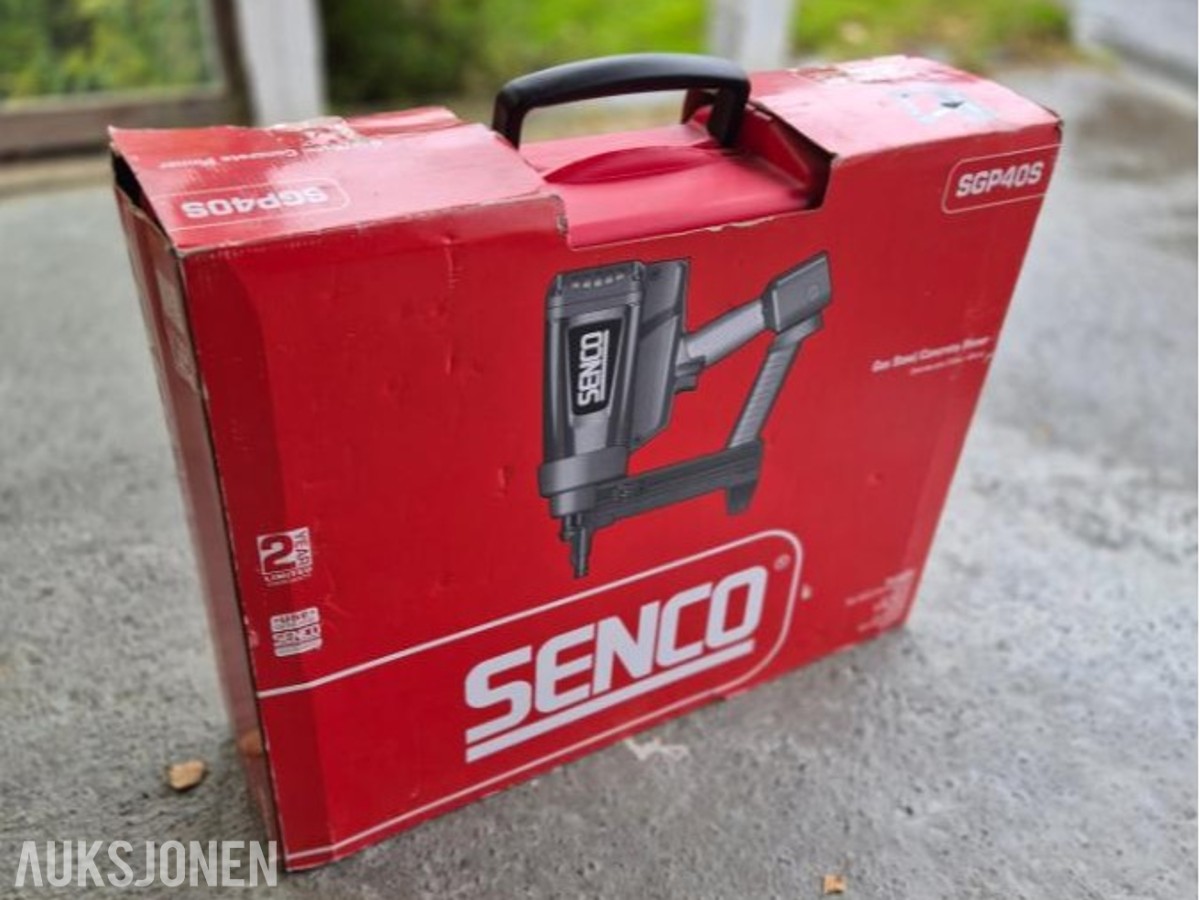 2019 Senco, SGP 40S, Gassdrevet spikerpistol, 15-40mm