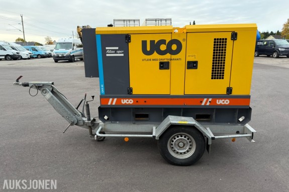 2019 Atlas Copco QAS 60 ST3 strømaggregat - 230V / 400V