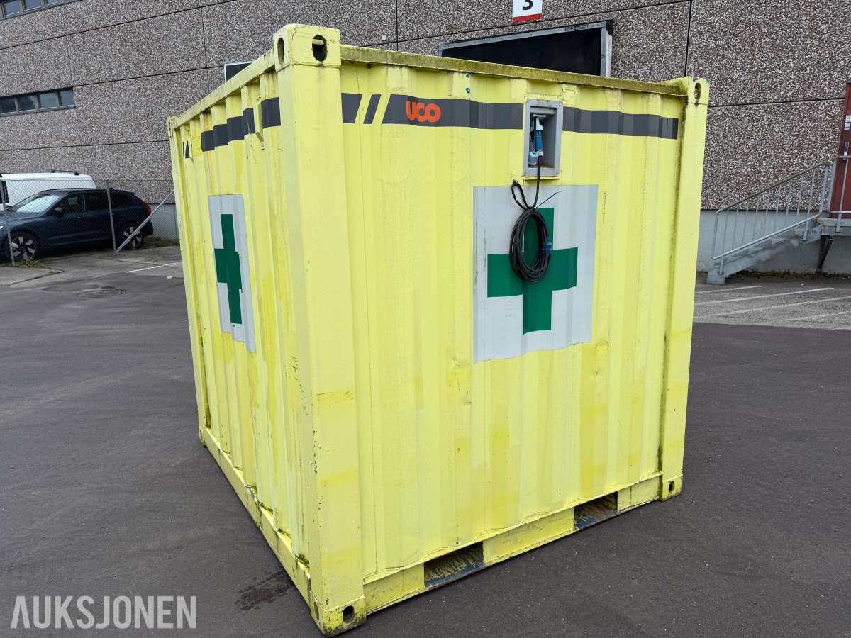 8 fot Førstehjelps - beredskapscontainer