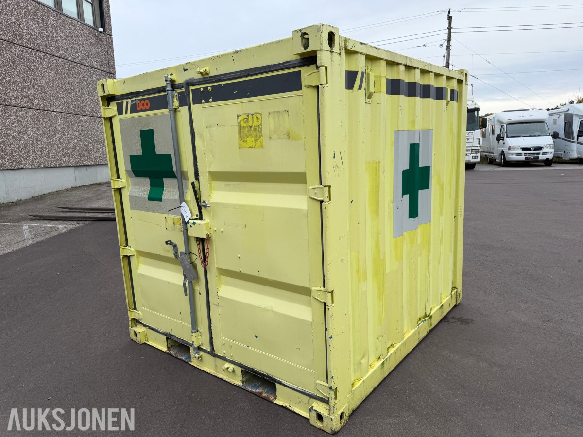 8 fot Førstehjelps - beredskapscontainer