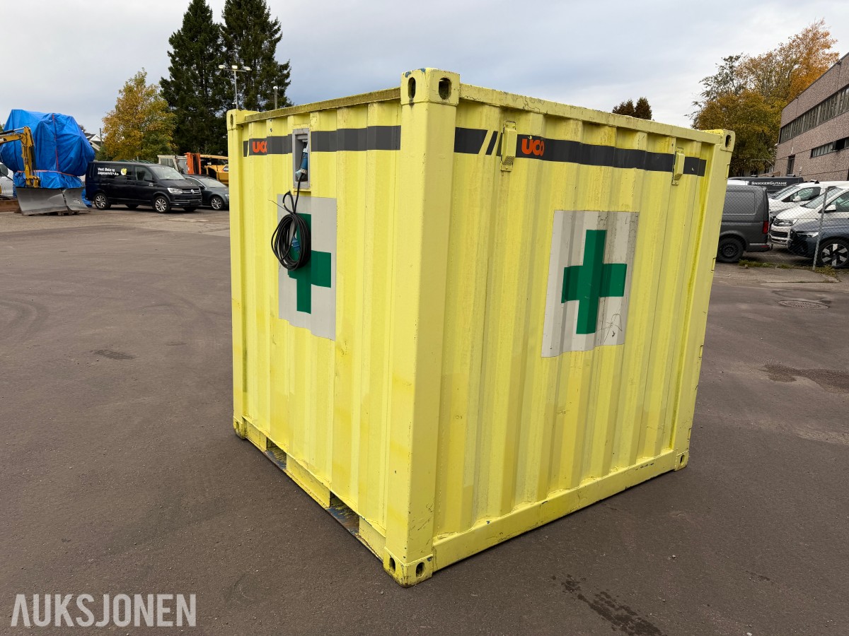8 fot Førstehjelps - beredskapscontainer