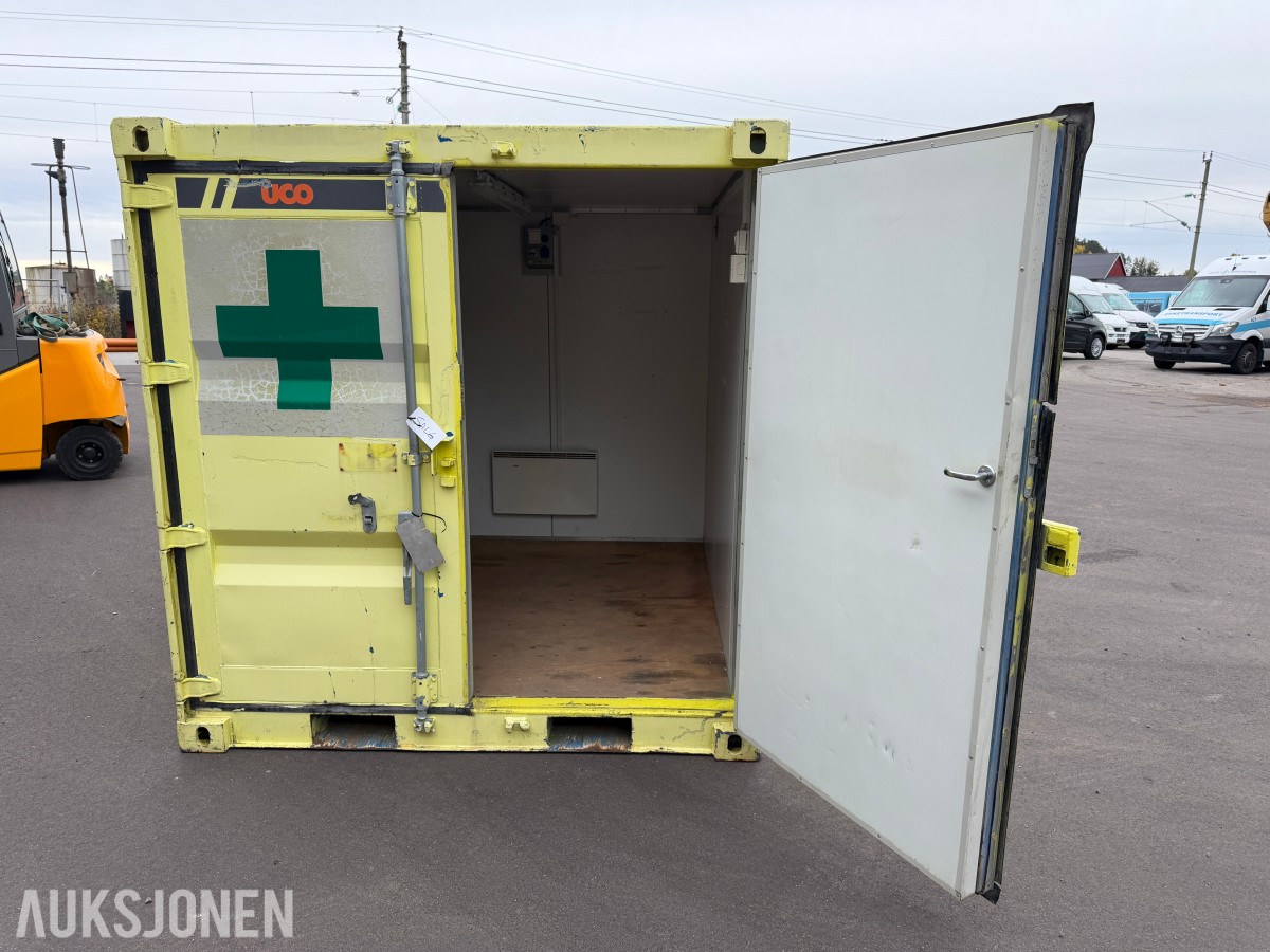 8 fot Førstehjelps - beredskapscontainer