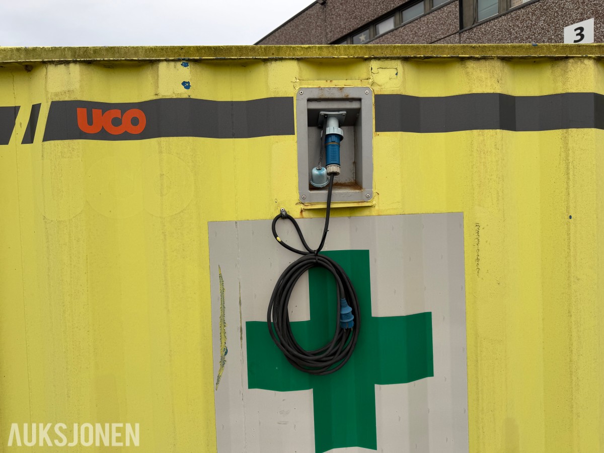 8 fot Førstehjelps - beredskapscontainer
