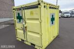 8 fot Førstehjelps - beredskapscontainer 