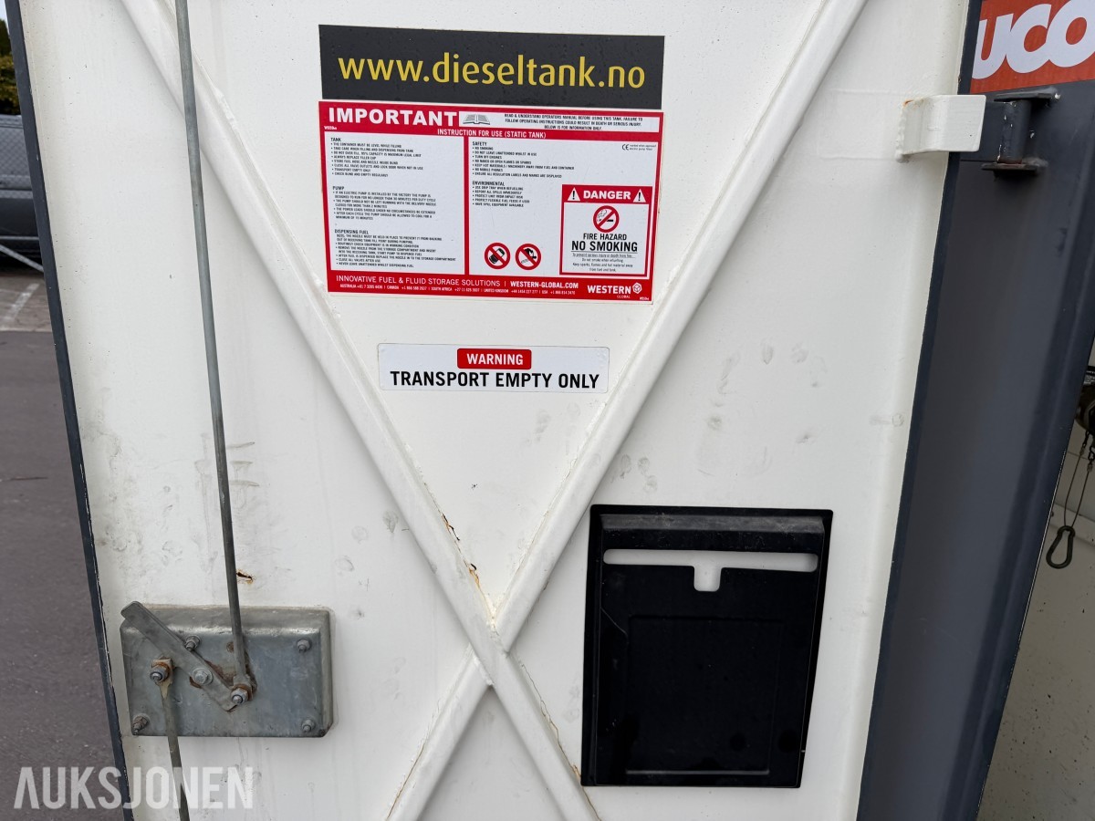 2018 Western Global EBD2000 dieseltank med pumpe - 9000L