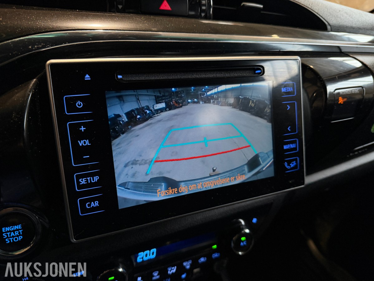 2019 TOYOTA HILUX 2,4 150HK AUTOMAT 4WD CRUISE HENGERFESTE DIFF.SPERRE