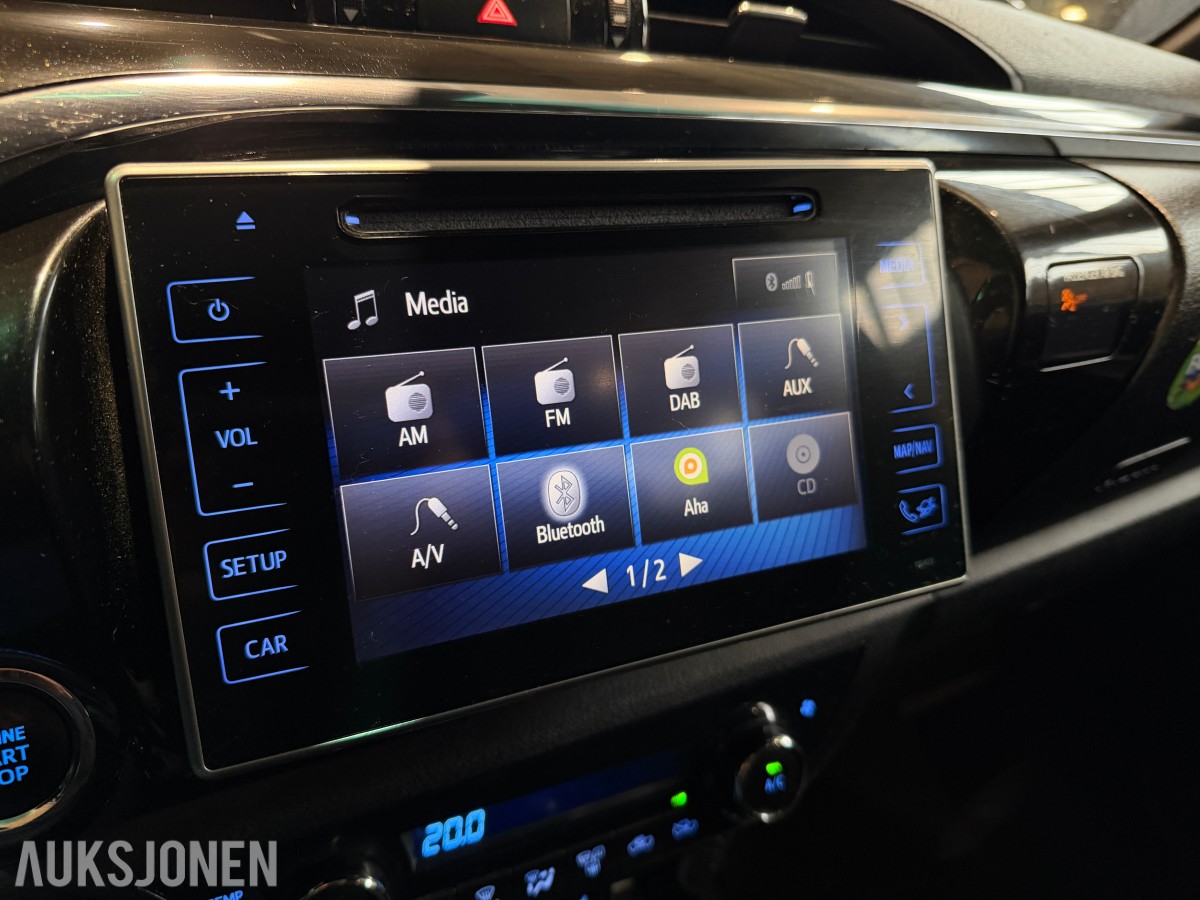 2019 TOYOTA HILUX 2,4 150HK AUTOMAT 4WD CRUISE HENGERFESTE DIFF.SPERRE