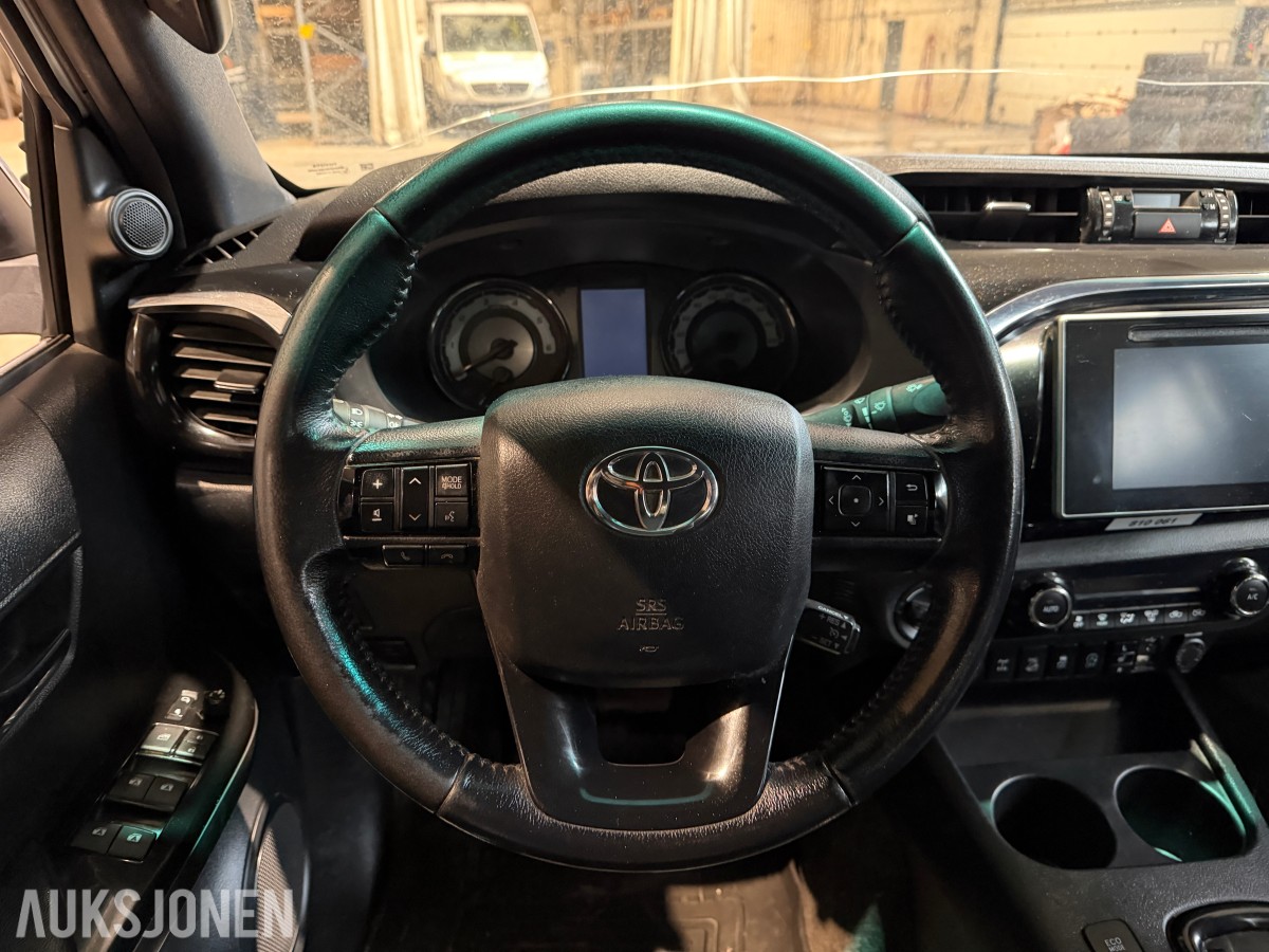 2019 TOYOTA HILUX 2,4 150HK AUTOMAT 4WD CRUISE HENGERFESTE DIFF.SPERRE