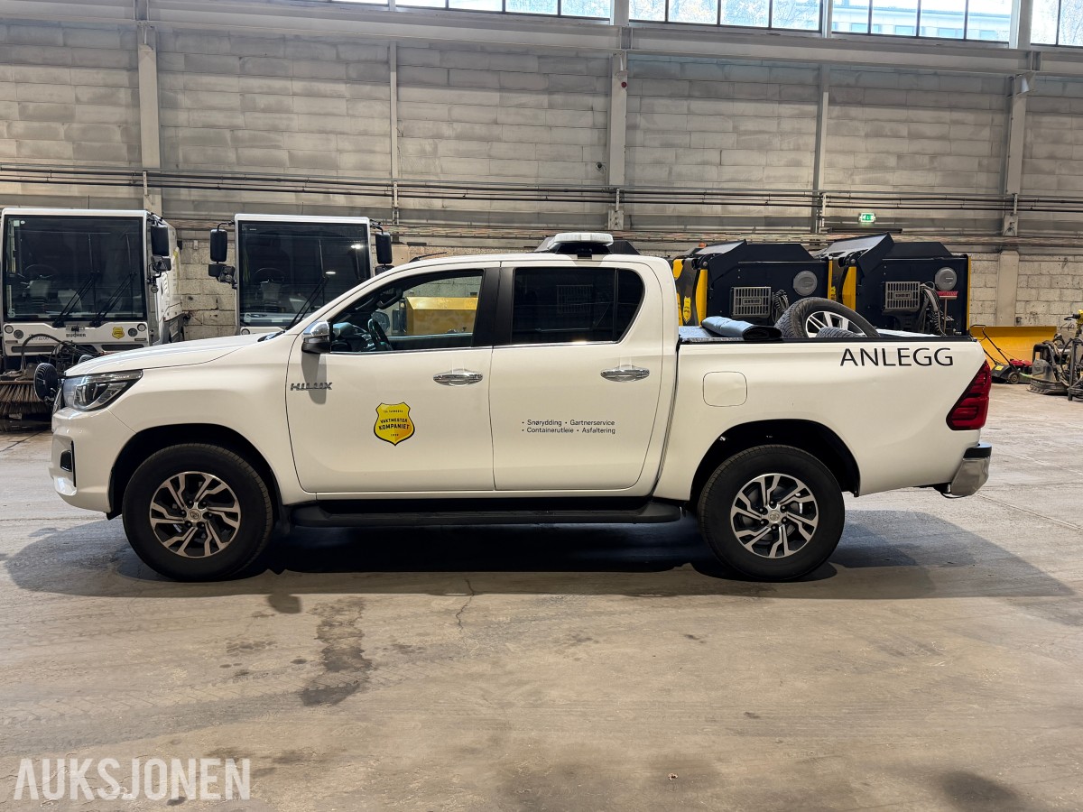 2019 TOYOTA HILUX 2,4 150HK AUTOMAT 4WD CRUISE HENGERFESTE DIFF.SPERRE