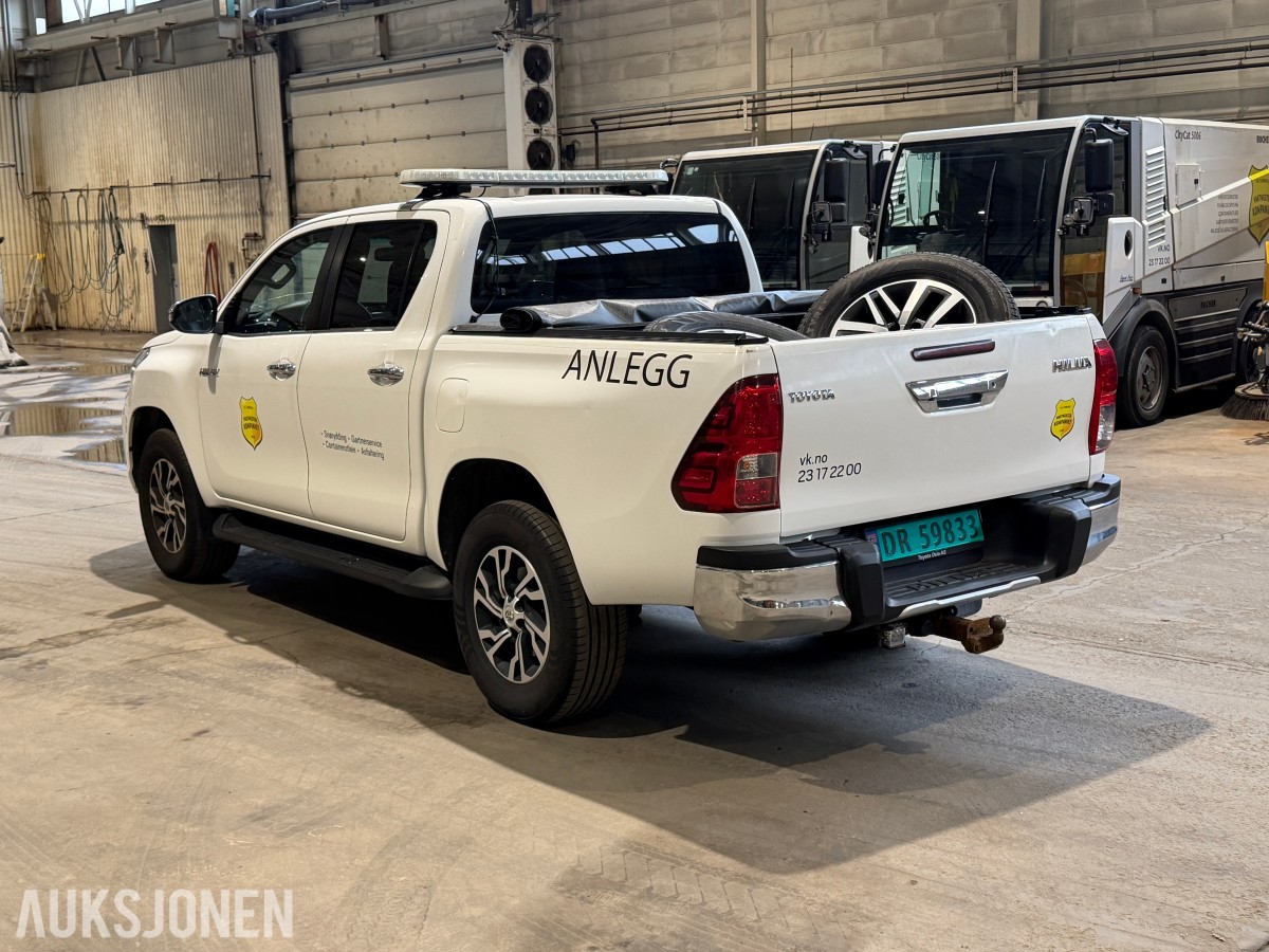 2019 TOYOTA HILUX 2,4 150HK AUTOMAT 4WD CRUISE HENGERFESTE DIFF.SPERRE