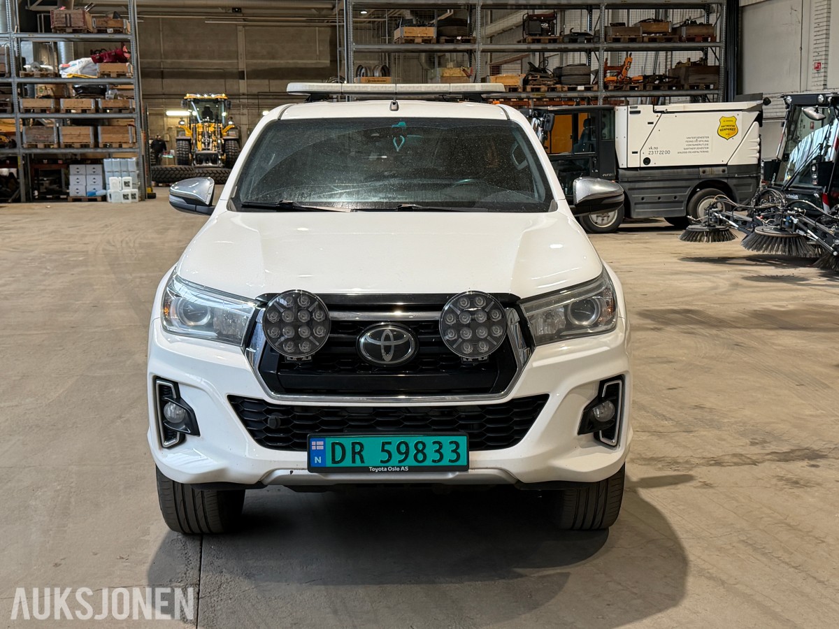 2019 TOYOTA HILUX 2,4 150HK AUTOMAT 4WD CRUISE HENGERFESTE DIFF.SPERRE