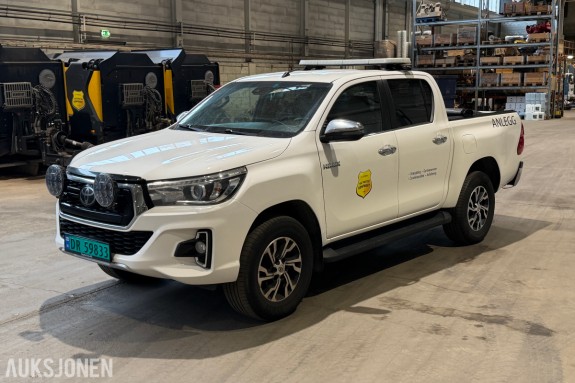 2019 TOYOTA HILUX 2,4 150HK AUTOMAT 4WD CRUISE HENGERFESTE DIFF.SPERRE