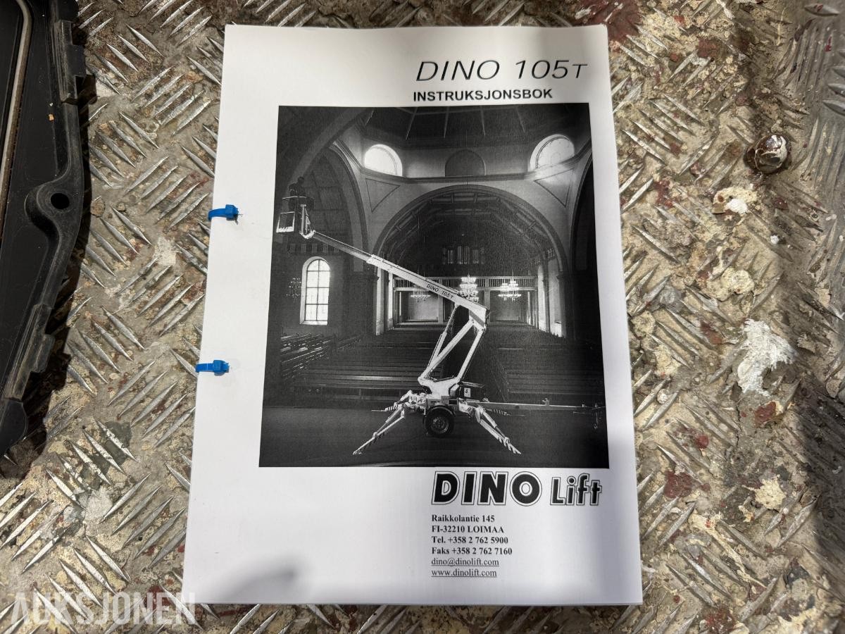 1997 Dino 105T tilhengermontert lift - årskontrollert og godkjent 14/10.2026
