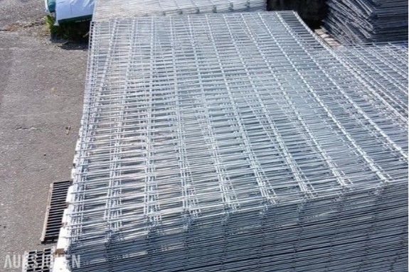 Gabione trådnett galvanisert 3 mm, 100 cm x 200 cm, 150 stk., 300 m² til støttemur, støpning, hagedeko, støymur