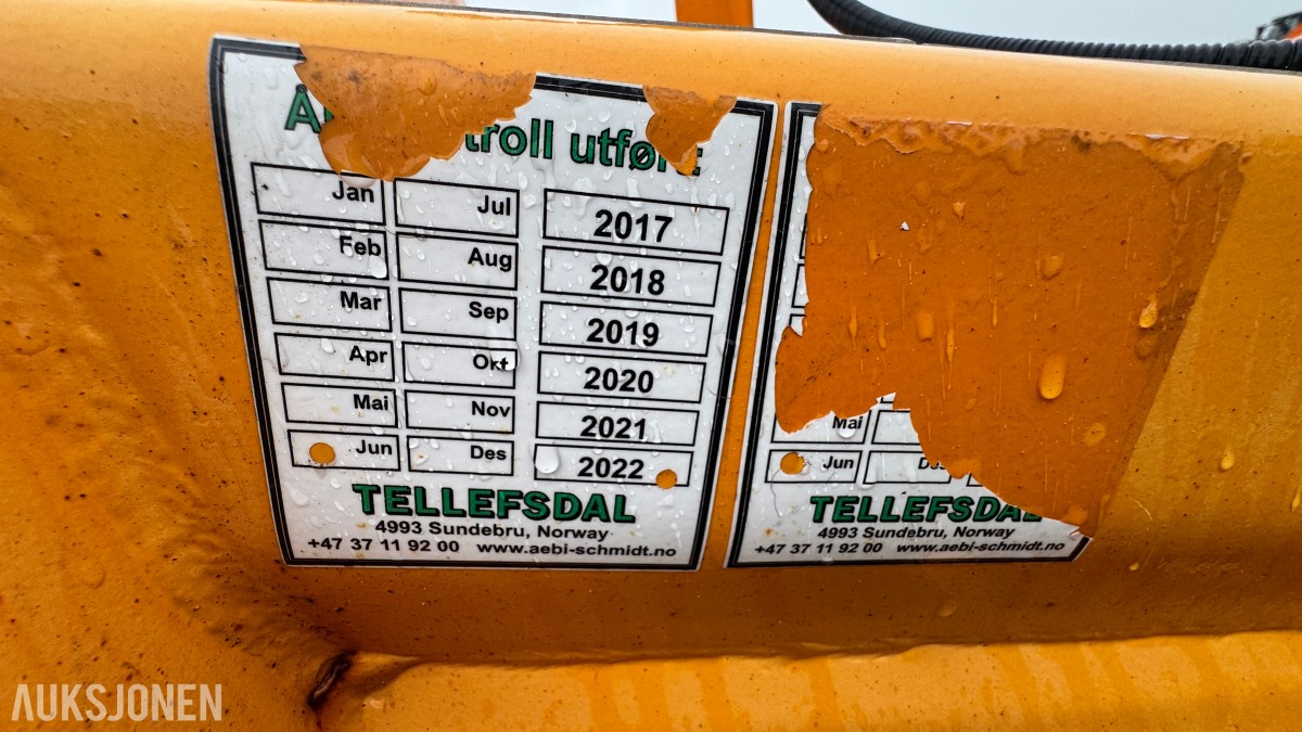 2019 Schmidt/Tellefsdal K70P Slush 3400-11 brøyteplog